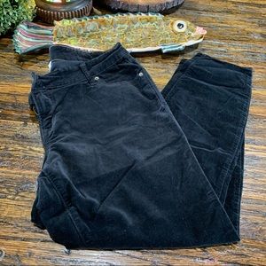 Old Navy Velvet Like Pants Jeans 18 Regular Black Dressy
